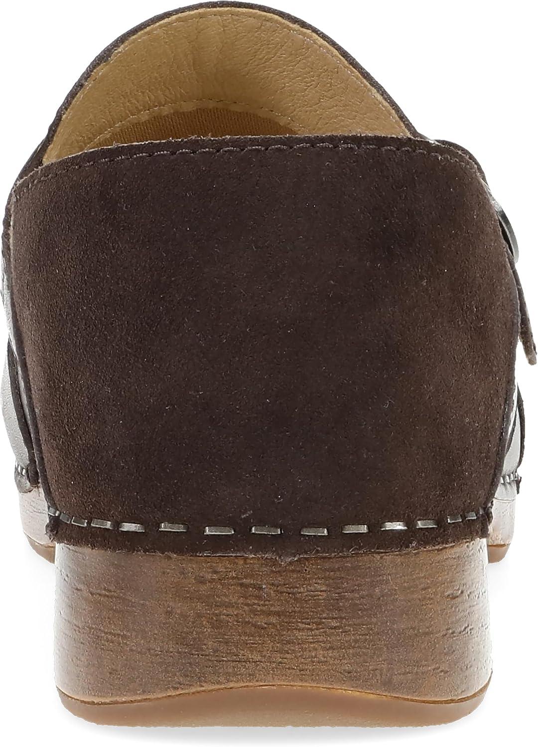 image:imageDansko Womens Loafer Clog Margaret ClosedBack SlipOn with Classic Hardware Low Profile Design ampamp AllDay ComfortChocolate