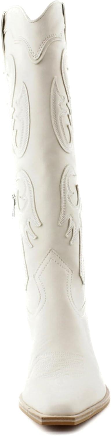 image:imageDolce Vita Womens Samsin Western BootIvory Nubuck