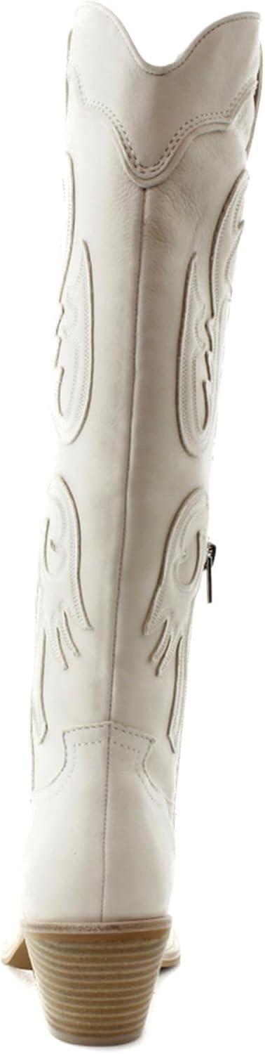 image:imageDolce Vita Womens Samsin Western BootIvory Nubuck