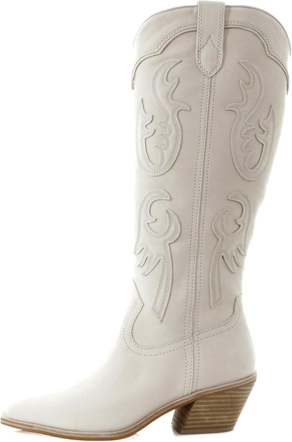 image:imageDolce Vita Womens Samsin Western BootIvory Nubuck