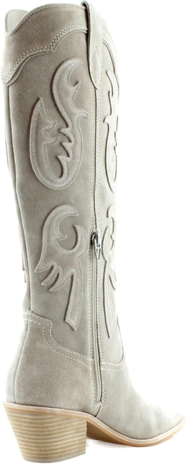 image:imageDolce Vita Womens Samsin Western BootTaupe Suede