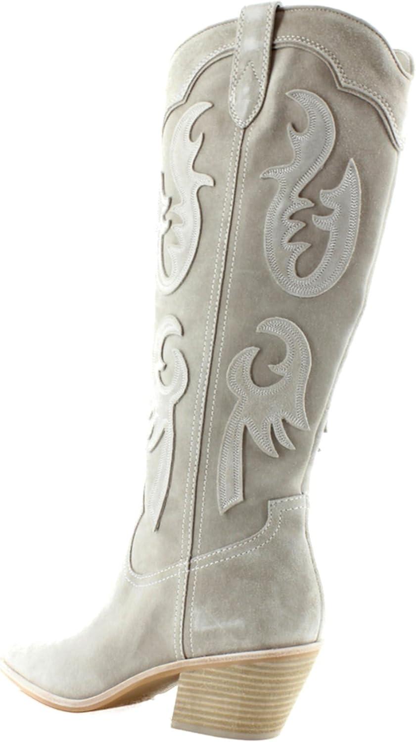 image:imageDolce Vita Womens Samsin Western BootTaupe Suede
