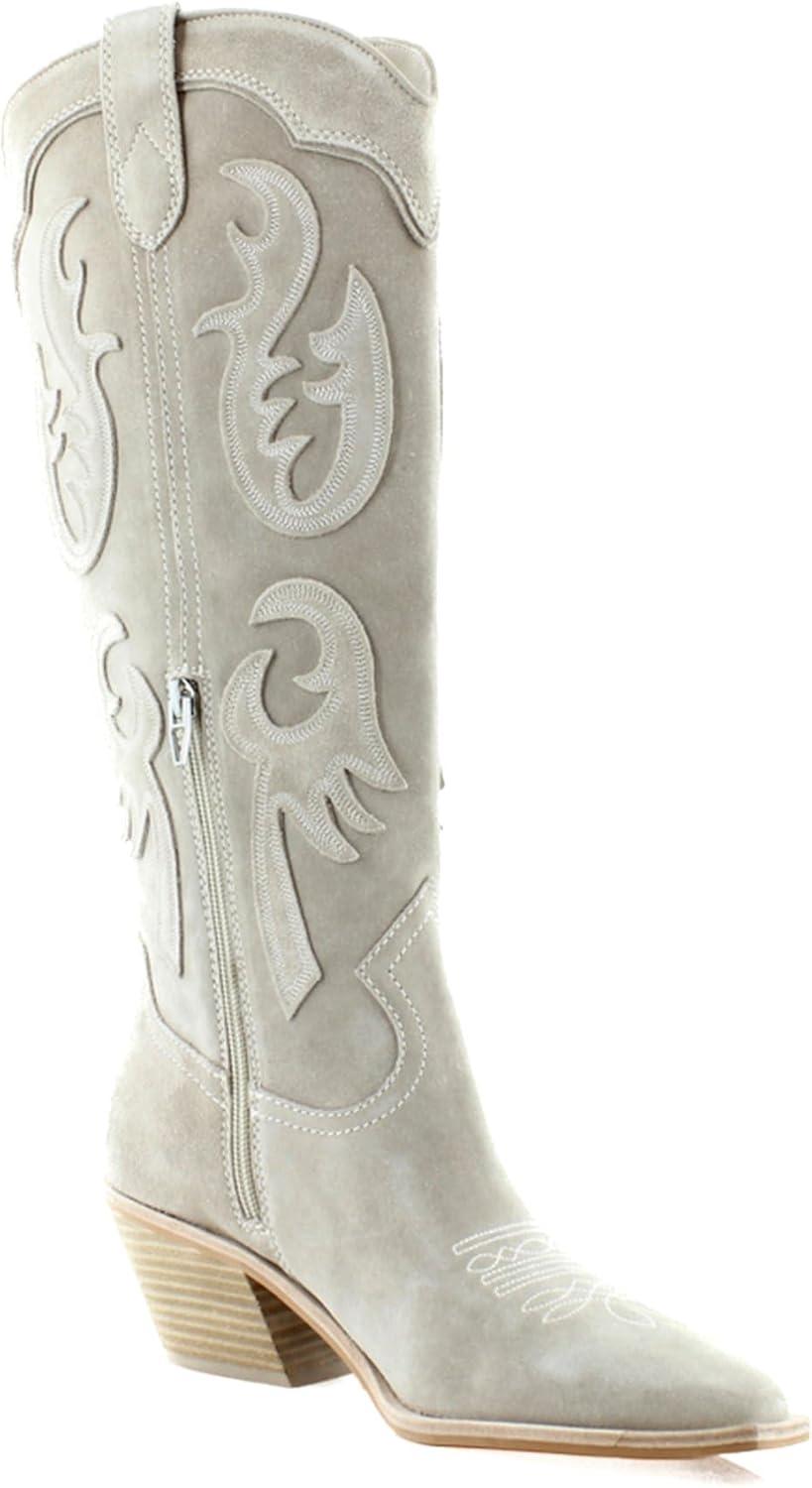 image:imageDolce Vita Womens Samsin Western BootTaupe Suede