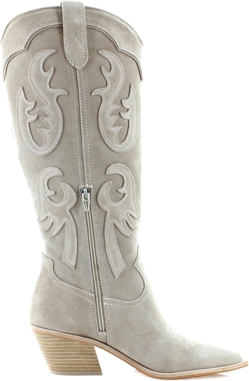 image:imageDolce Vita Womens Samsin Western BootTaupe Suede