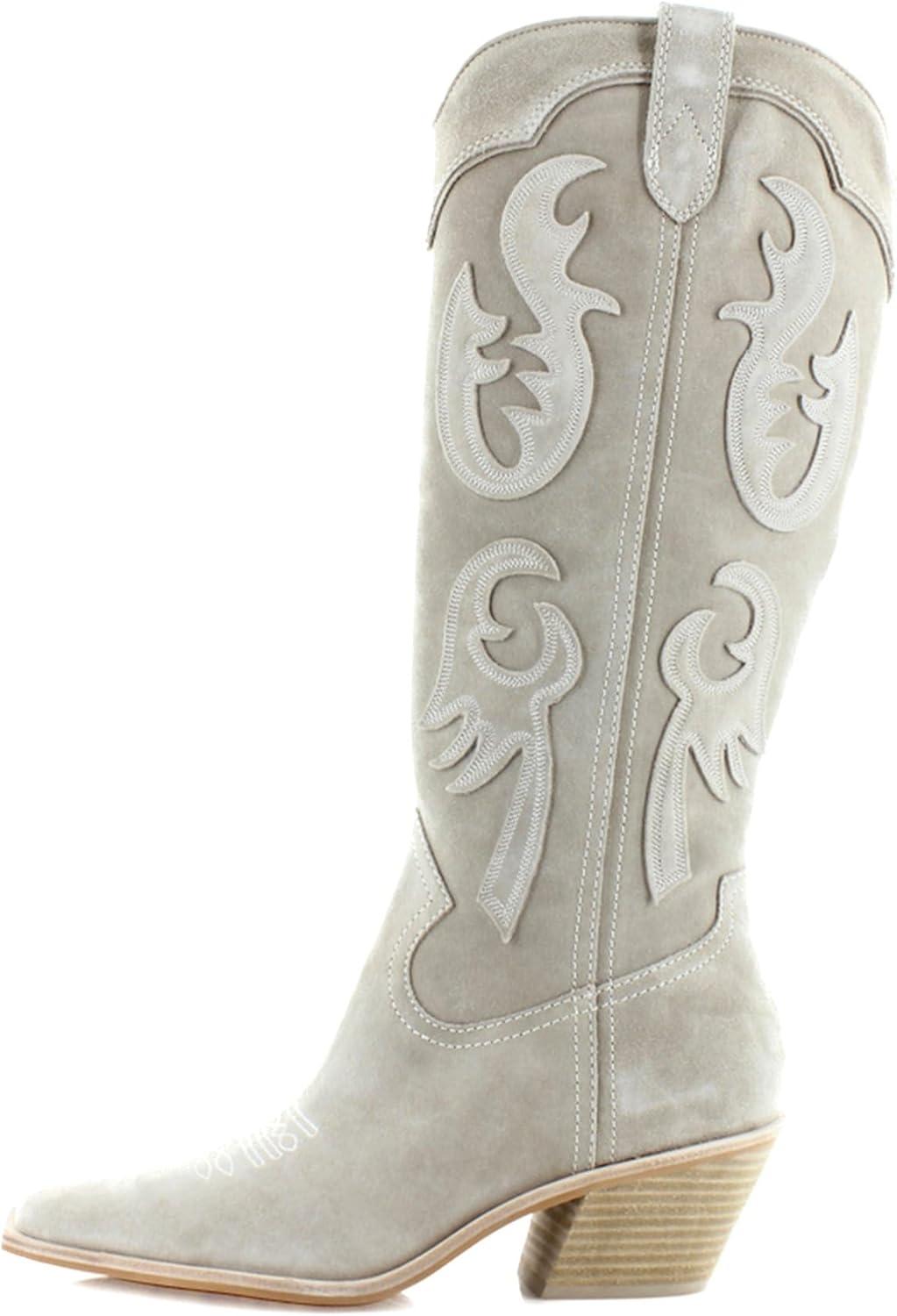 image:imageDolce Vita Womens Samsin Western BootTaupe Suede
