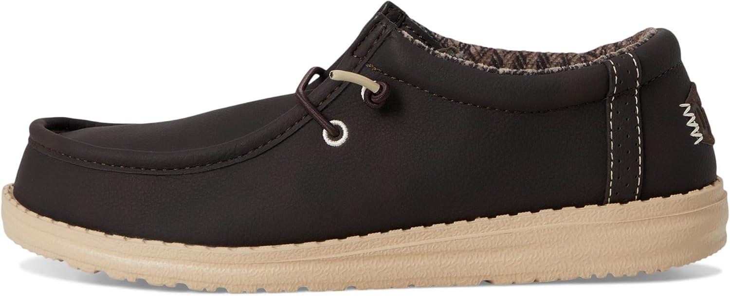 image:imageHEYDUDE Kids Wally Classic ToddlerLittleBig Kid LoaferMole Brown