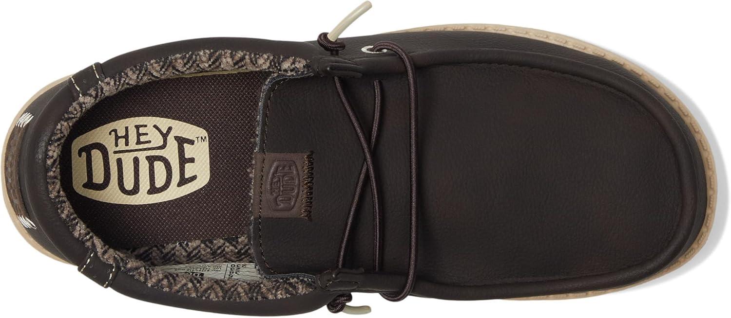 image:imageHEYDUDE Kids Wally Classic ToddlerLittleBig Kid LoaferMole Brown