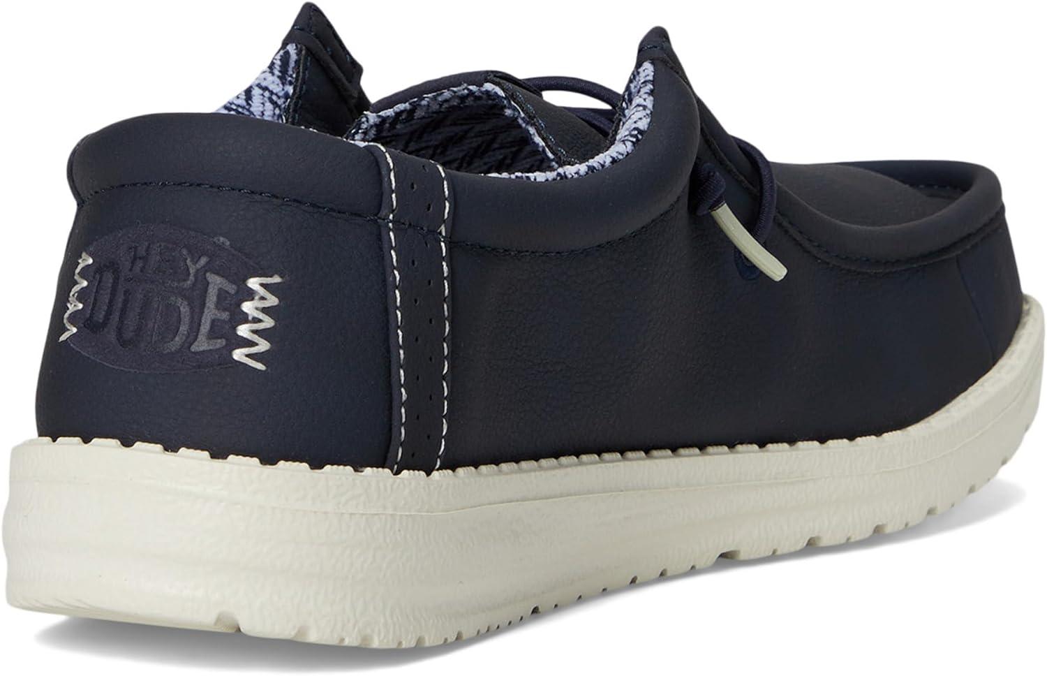 image:imageHEYDUDE Kids Wally Classic ToddlerLittleBig Kid LoaferNavy