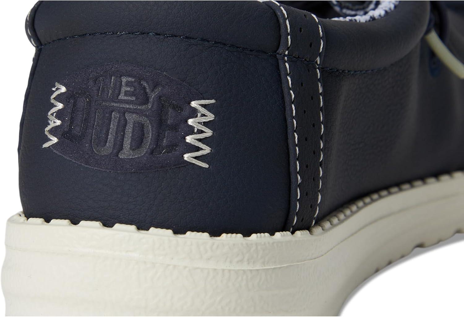 image:imageHEYDUDE Kids Wally Classic ToddlerLittleBig Kid LoaferNavy