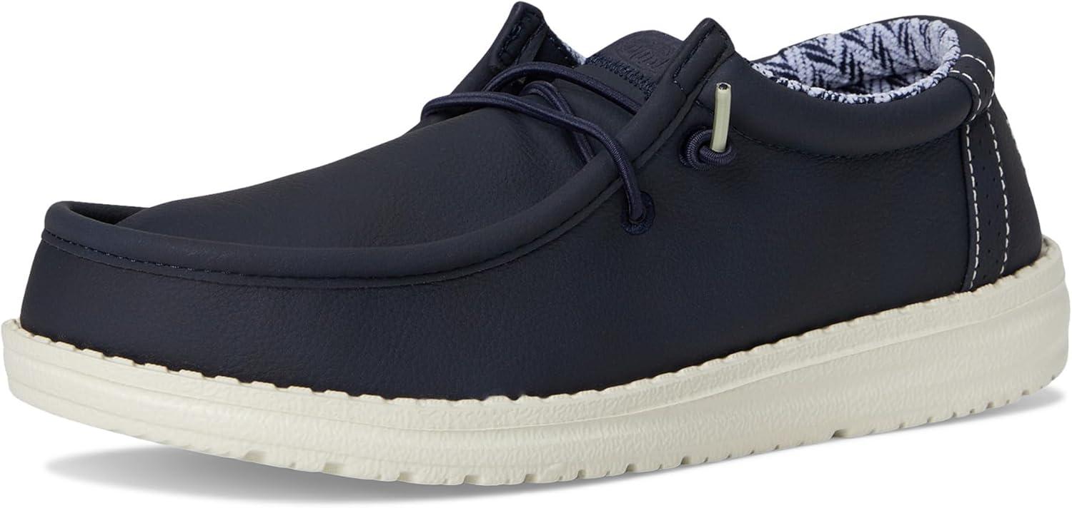 image:imageHEYDUDE Kids Wally Classic ToddlerLittleBig Kid LoaferNavy