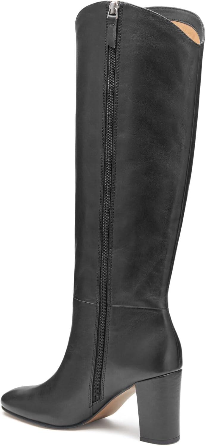 image:imageJohnston ampamp Murphy Charlotte KneeHigh Boots for Women 325 Heeled Boots Leather Boots for Women Tall BootsBlack