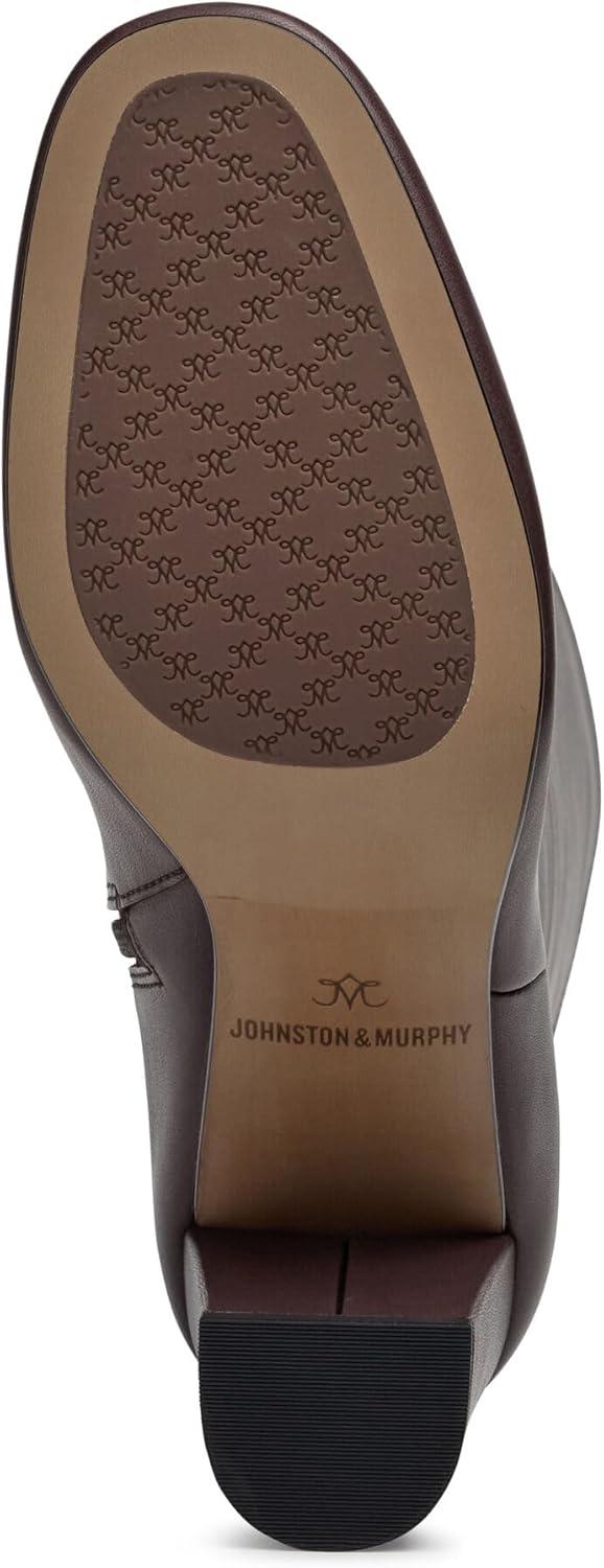 image:imageJohnston ampamp Murphy Charlotte KneeHigh Boots for Women 325 Heeled Boots Leather Boots for Women Tall BootsBordeaux