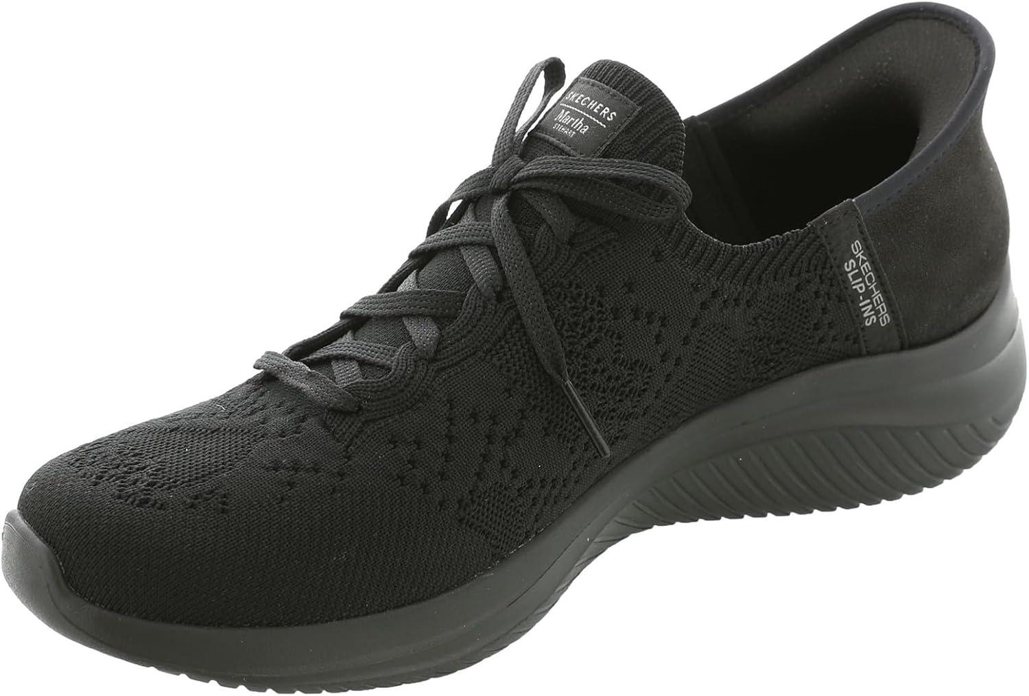 image:imageSkechers Womens Martha Stewart Ultra Flex 30Back on Track Hands Free SlipinsBlackBlackbbk