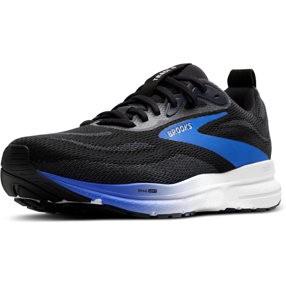image:imageBrooks Mens Trace 4 Neutral Running ShoeBlackCobaltWhite