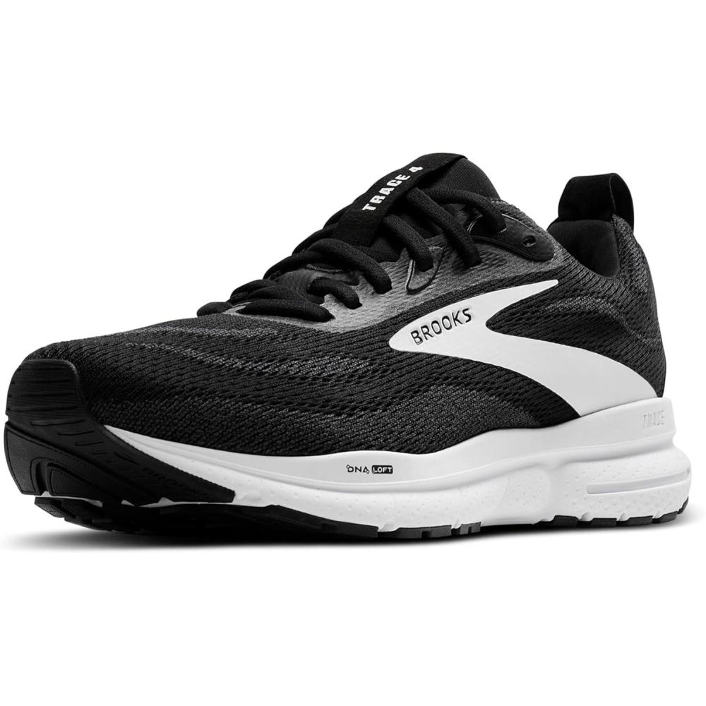 image:imageBrooks Mens Trace 4 Neutral Running ShoeBlackGreyWhite