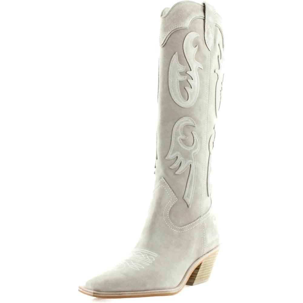 image:imageDolce Vita Womens Samsin Western BootTaupe Suede