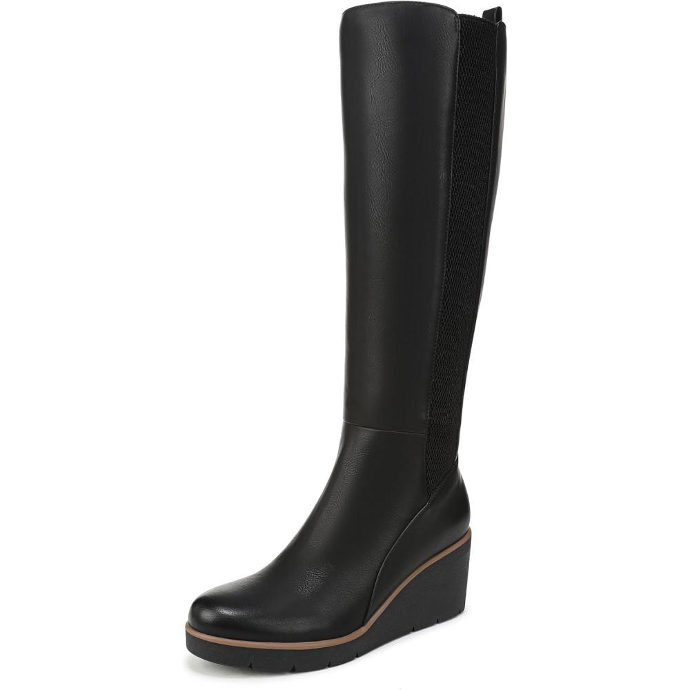 image:imageNaturalizer Soul Womens Adrian Wedge Tall BootBlack Smooth