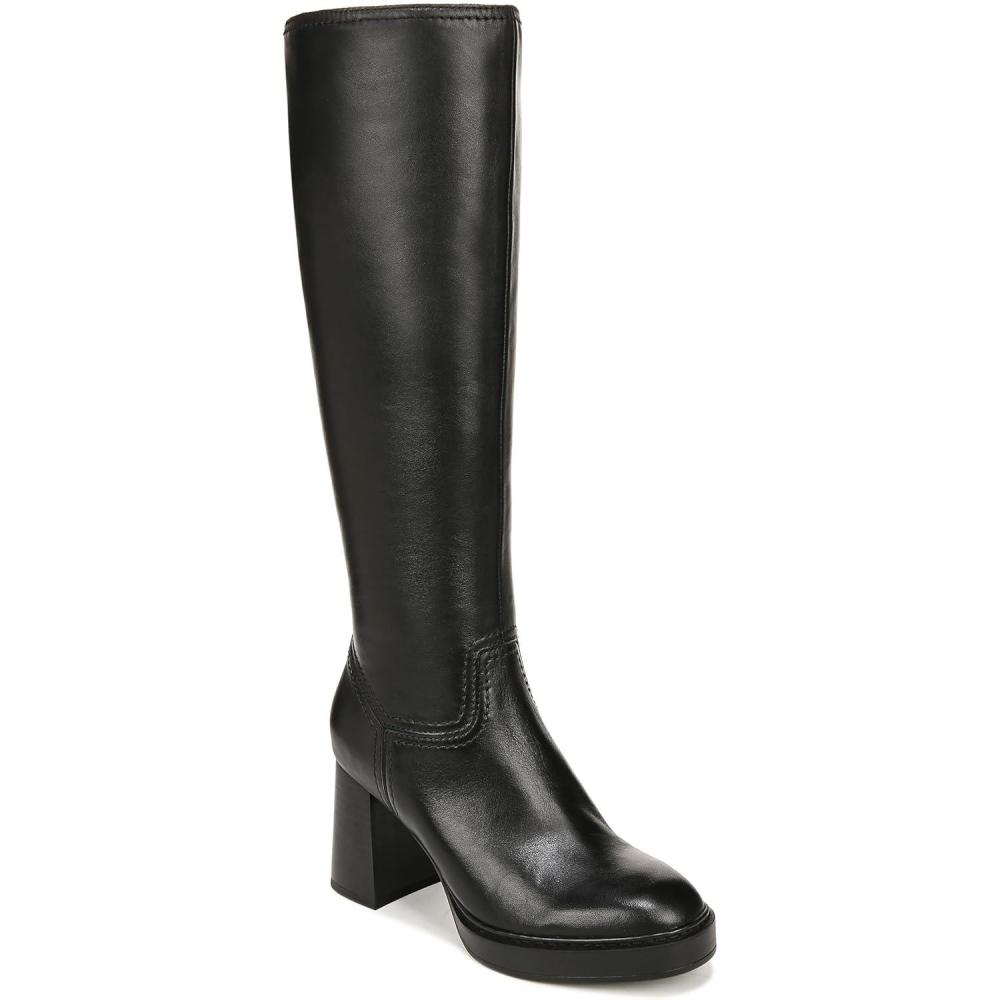 image:imageNaturalizer Womens Ona Platform Tall Boot Knee HighBlack Leather