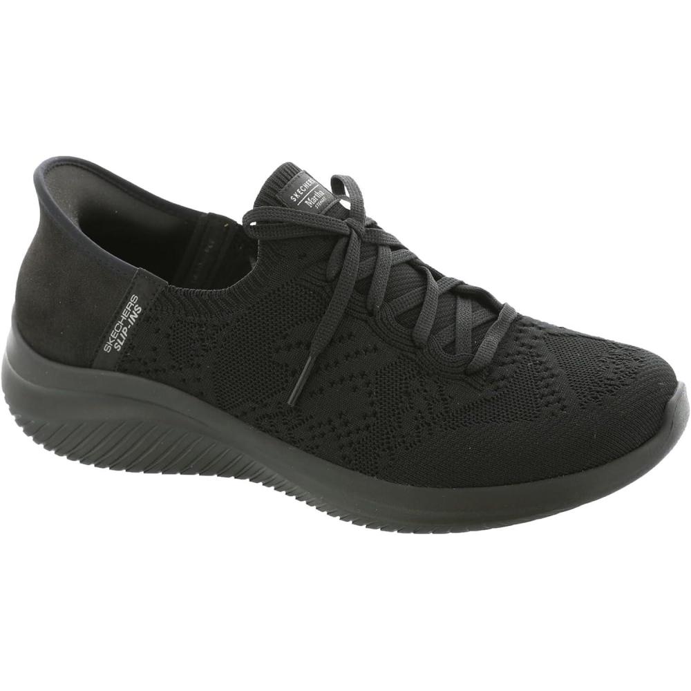 image:imageSkechers Womens Martha Stewart Ultra Flex 30Back on Track Hands Free SlipinsBlackBlackbbk