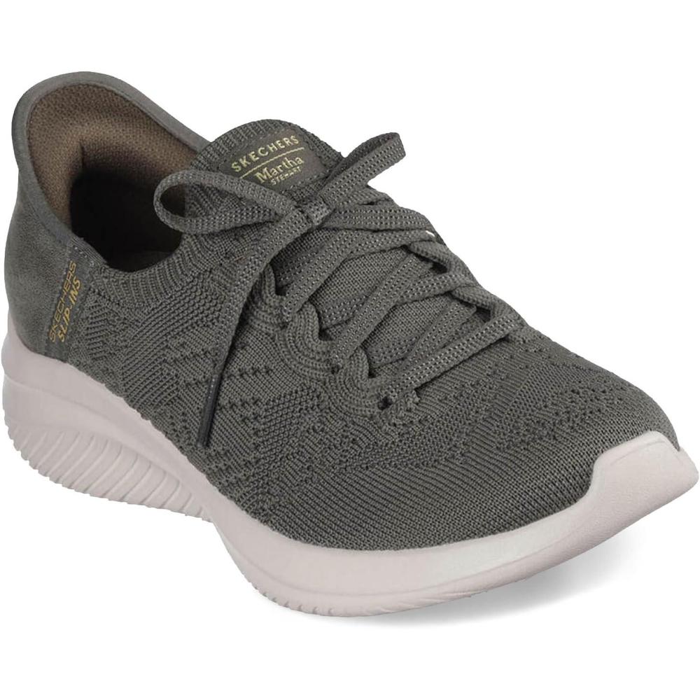 image:imageSkechers Womens Martha Stewart Ultra Flex 30Back on Track Hands Free SlipinsOlive
