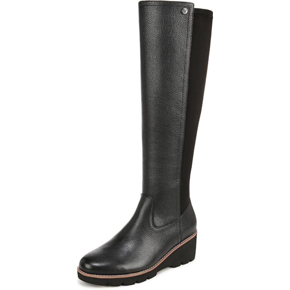 image:imageVionic womens Ashland High Shaft BootsBlack Wide Calf Leather