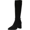 Anne Klein Women’s Brenice Fashion Boot(Black Suede)