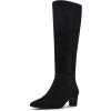 Blondo Women’s Stella-wc Mid Calf Boot(Black Sued)