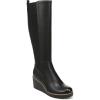 Black Smooth Wide Calf
