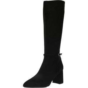 Anne Klein Women’s Brenice Fashion Boot(Black Suede)