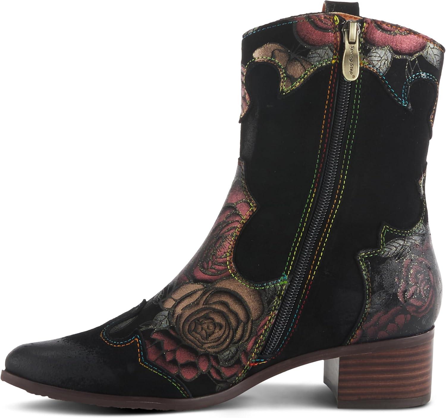 image:imageLArtiste by Spring Step womens Lady LuckWestern BootDark Red Multi