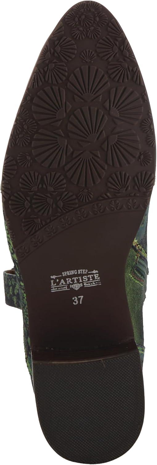 image:imageLArtiste by Spring Step womens Lady LuckWestern BootGreen Multi Suede