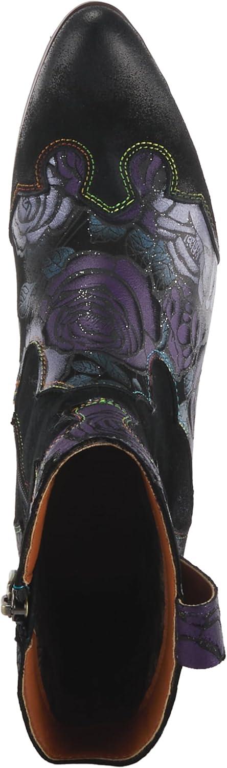 image:imageLArtiste by Spring Step womens Lady LuckWestern BootPurple Multi Suede