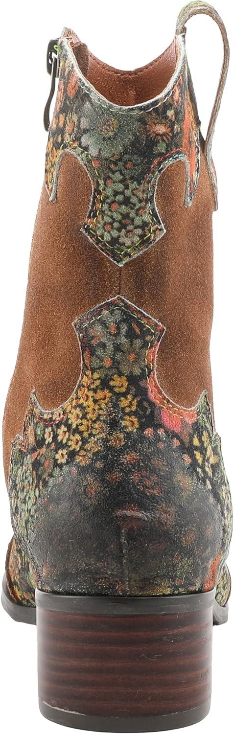 image:imageLArtiste by Spring Step womens Lady LuckWestern BootTan Multi Suede