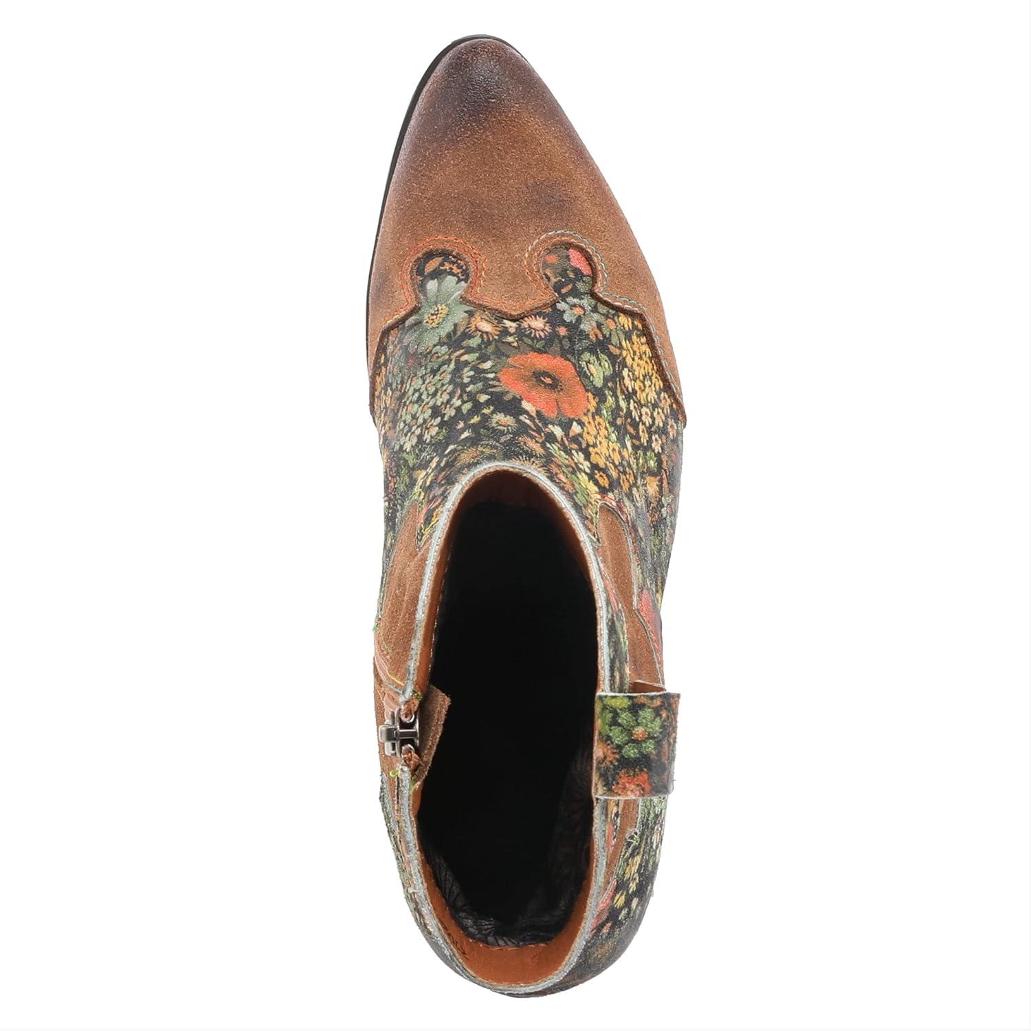 image:imageLArtiste by Spring Step womens Lady LuckWestern BootTan Multi Suede