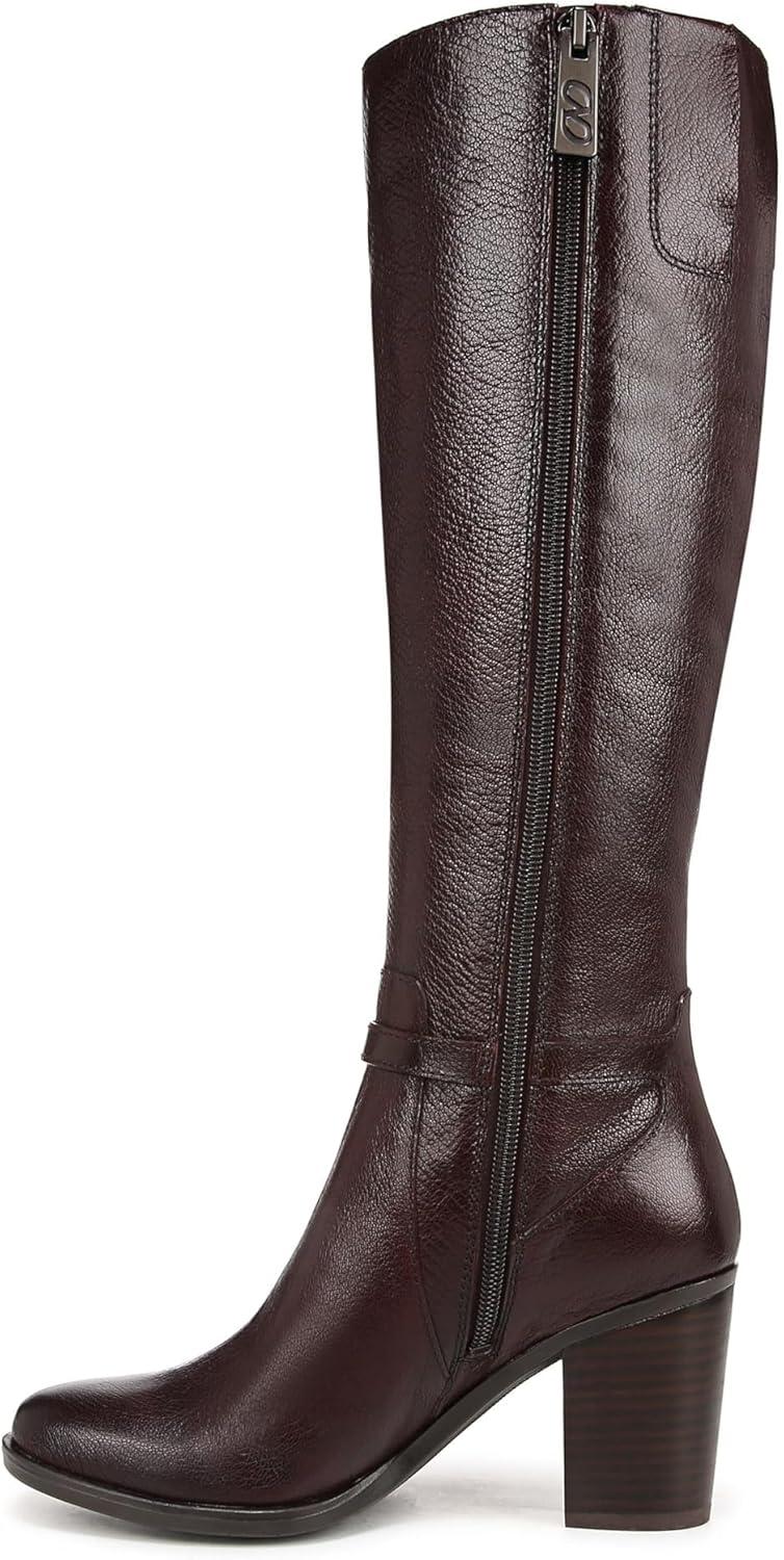 image:imageNaturalizer Womens KalinaExtra Wide Shaft Knee High Boot Wine Leather 75