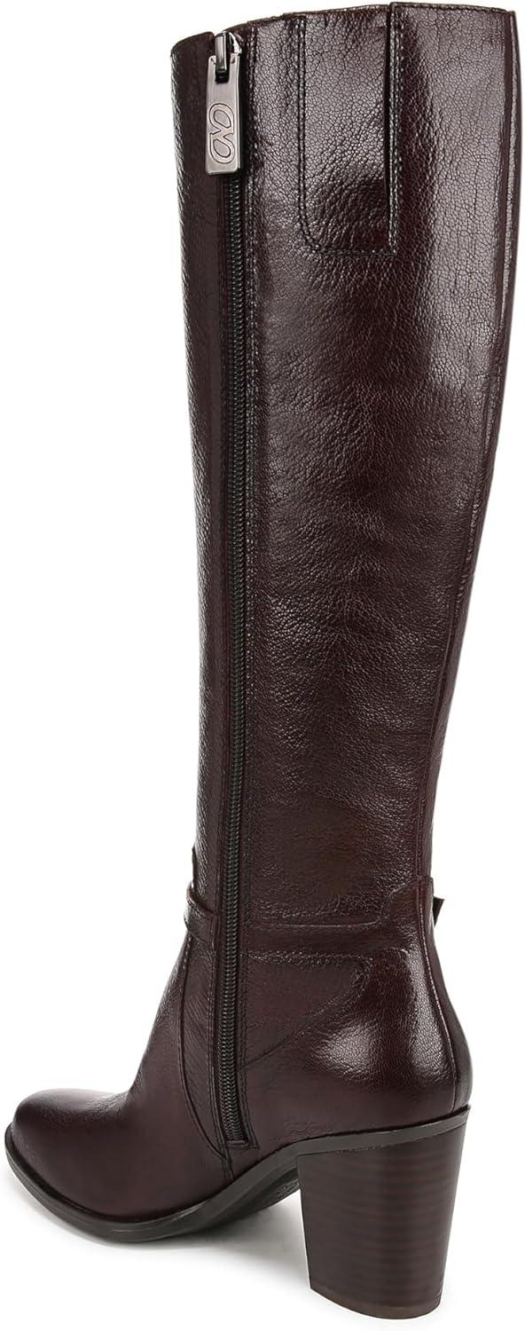 image:imageNaturalizer Womens KalinaExtra Wide Shaft Knee High Boot Wine Leather 75