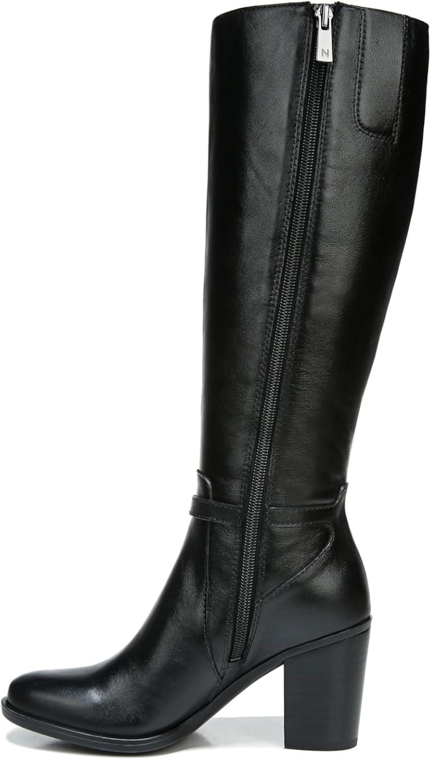 image:imageNaturalizer womens Kalina Extra Wide ShaftBlack Leather