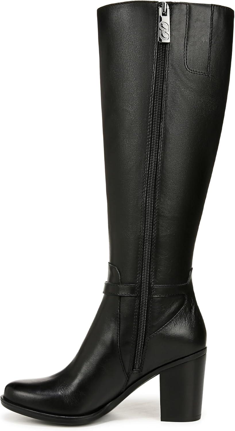 image:imageNaturalizer womens Kalina Extra Wide ShaftBlack Leather Wide Calf