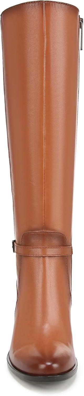 image:imageNaturalizer womens Kalina Extra Wide ShaftCider Spice Brown Leather Wide Calf