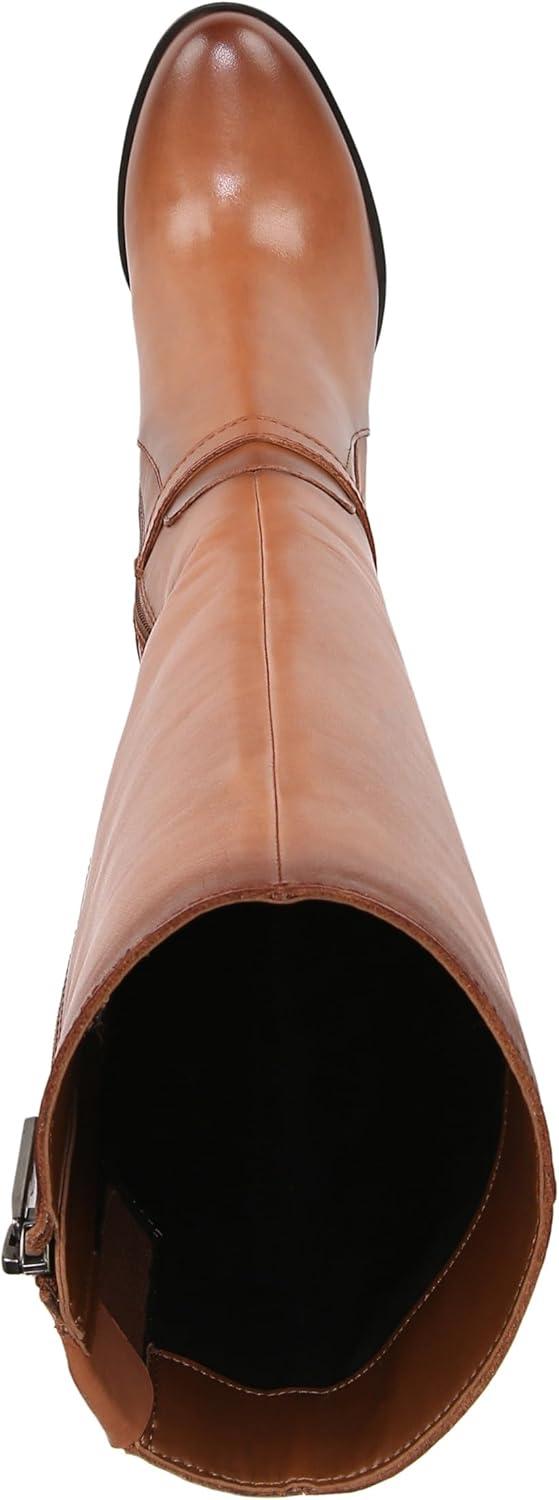 image:imageNaturalizer womens Kalina Extra Wide ShaftCider Spice Brown Leather Wide Calf
