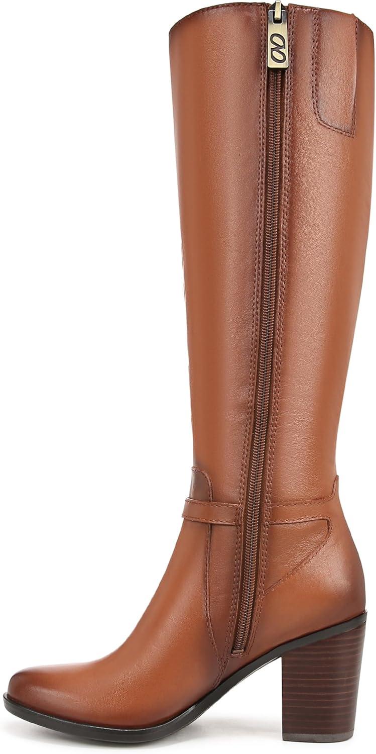 image:imageNaturalizer womens Kalina Extra Wide ShaftCider Spice Brown Leather Wide Calf