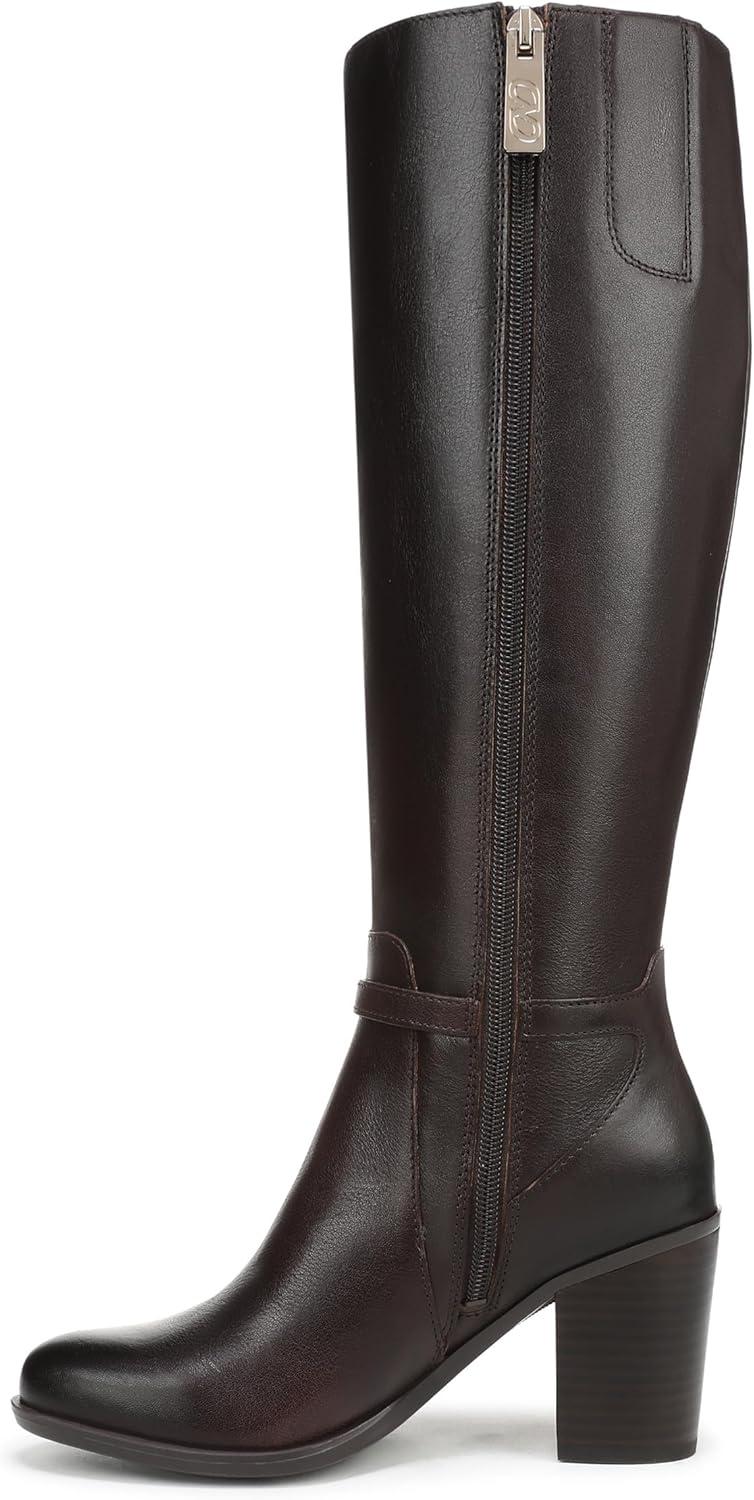 image:imageNaturalizer womens Kalina Extra Wide ShaftDark Brown Leather