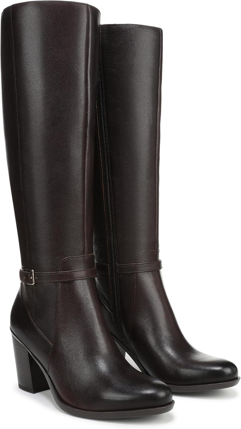 image:imageNaturalizer womens Kalina Extra Wide ShaftDark Brown Leather