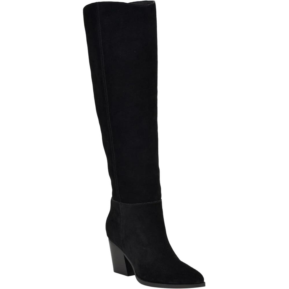 image:imageGuess Womens Dolita Knee High BootBlack Suede 001