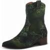 Green Multi Suede