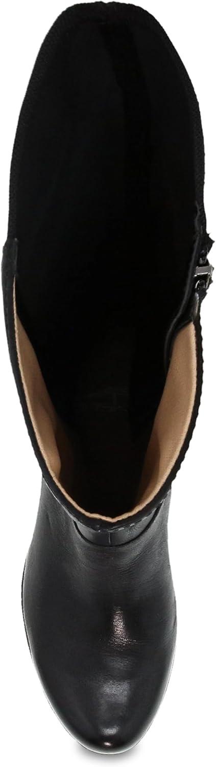 image:imageDansko Celestine Super Stylish Tall Shaft Boot Premium Leather and Rubber Outsole for LongLasting Wear Natural Arch and Memory Foam Footbed for Added SupportBlack