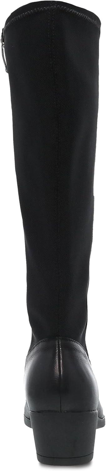 image:imageDansko Celestine Super Stylish Tall Shaft Boot Premium Leather and Rubber Outsole for LongLasting Wear Natural Arch and Memory Foam Footbed for Added SupportBlack