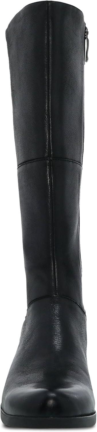image:imageDansko Celestine Super Stylish Tall Shaft Boot Premium Leather and Rubber Outsole for LongLasting Wear Natural Arch and Memory Foam Footbed for Added SupportBlack