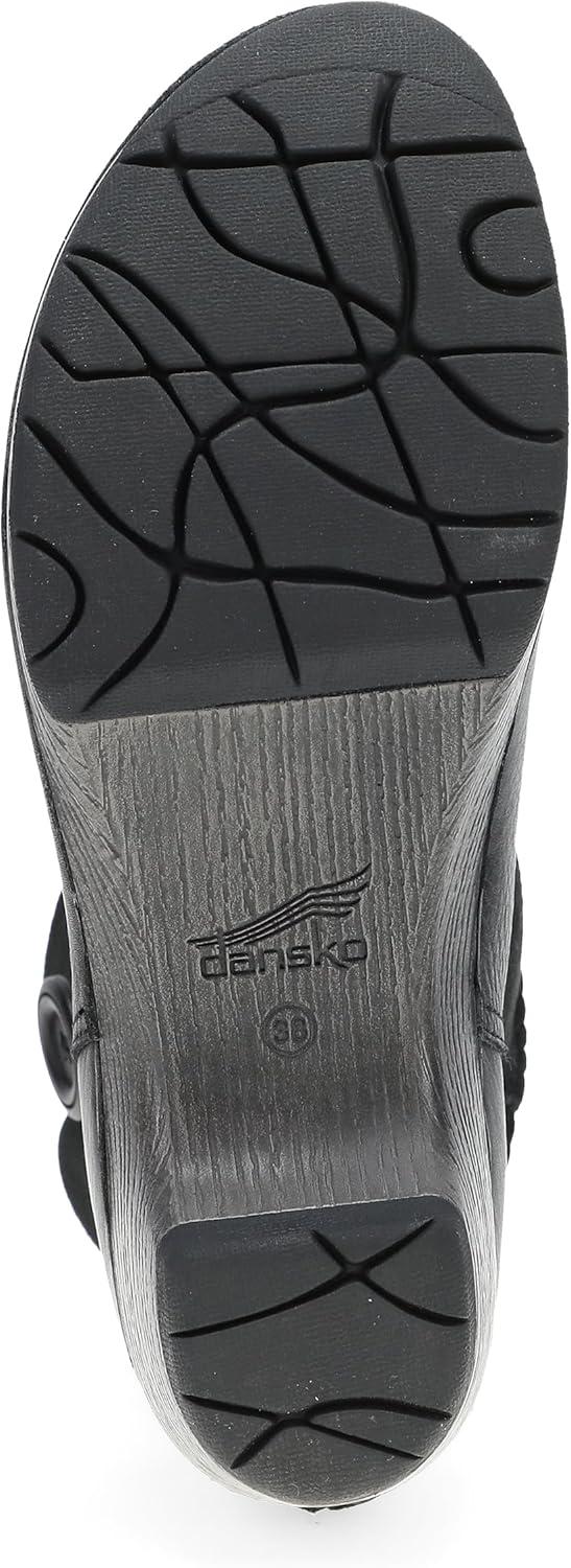 image:imageDansko MultiLook Fur Boots for Women Lilith Winter Boot with Real Shearling Shaft and Button Closure for Adjustable Fit and StyleBlack