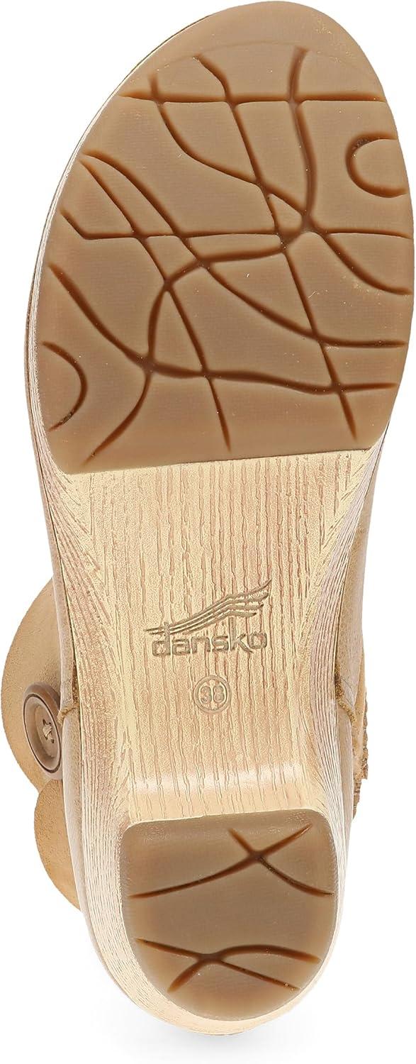 image:imageDansko MultiLook Fur Boots for Women Lilith Winter Boot with Real Shearling Shaft and Button Closure for Adjustable Fit and StyleHoney